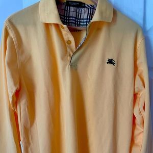 Burberry long sleeve polo